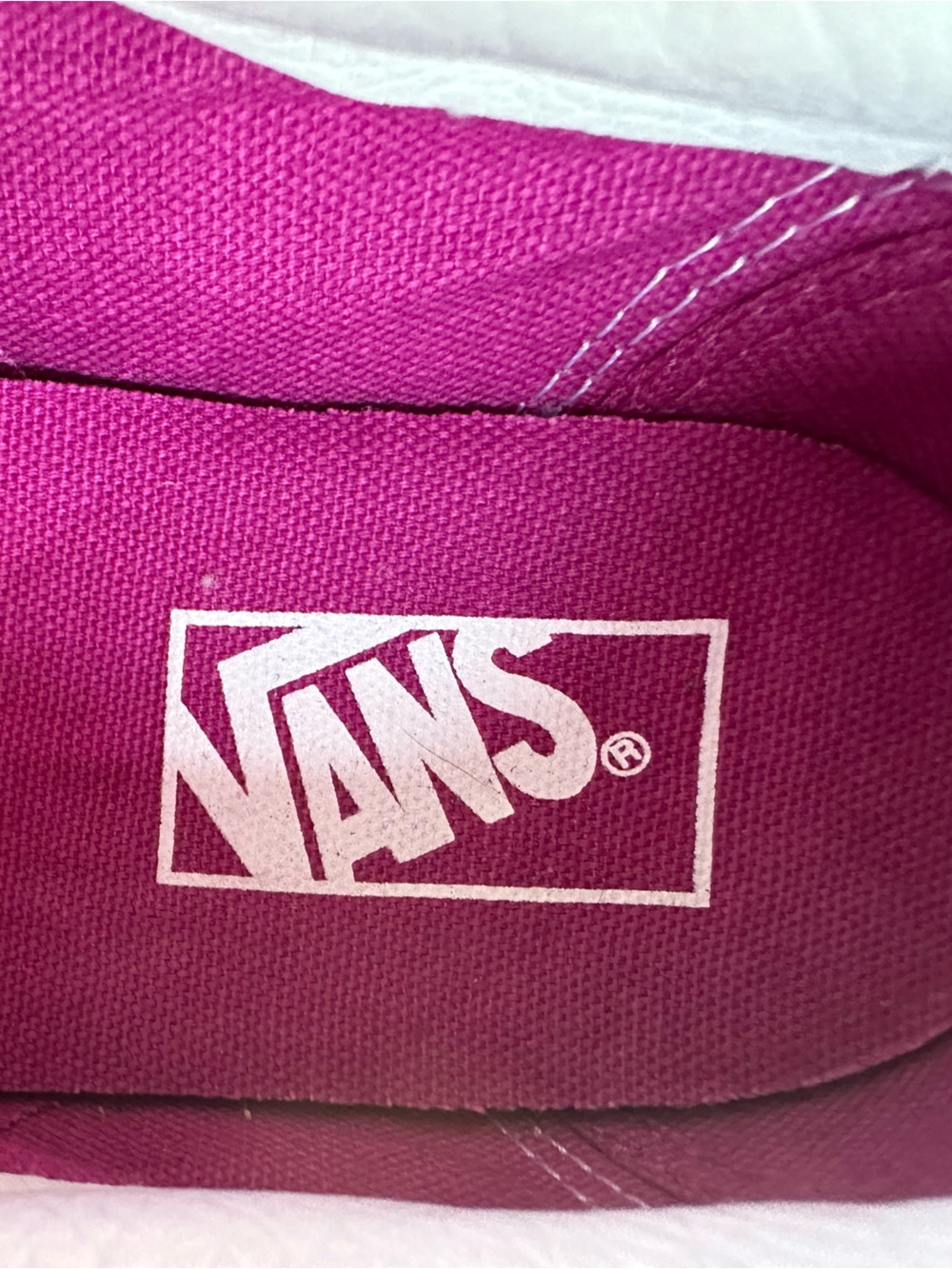Vans Magenta Suede Floral Embroidered Low-Top Sneakers - Picture 7 of 7
